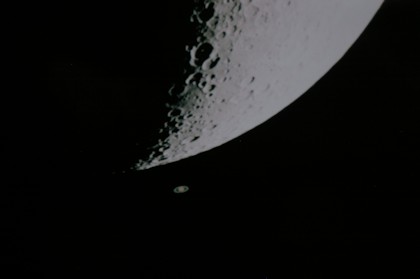 月と土星