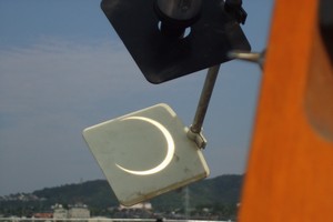 太陽投影板を使った観測